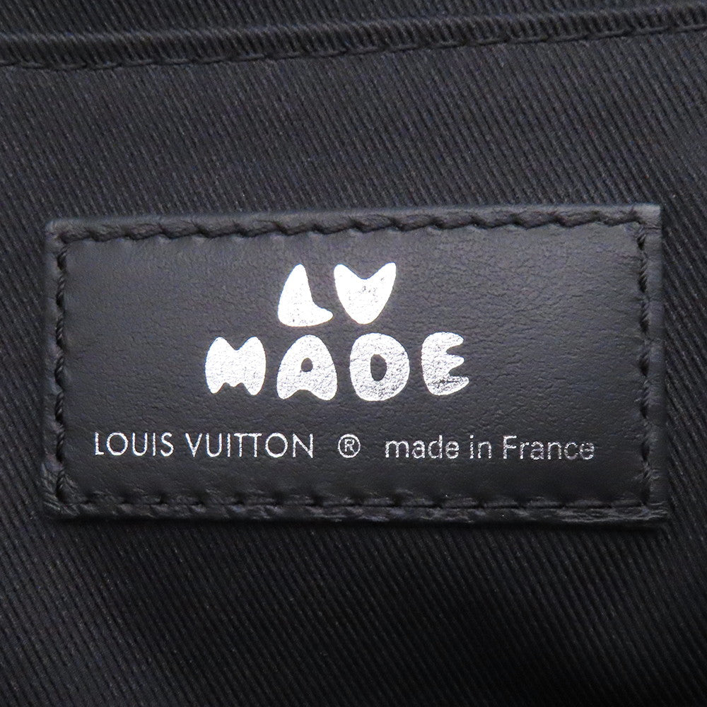 LOUIS VUITTON Busus Tokyo NoirM45971 Monogram Denim Taurillon Leather