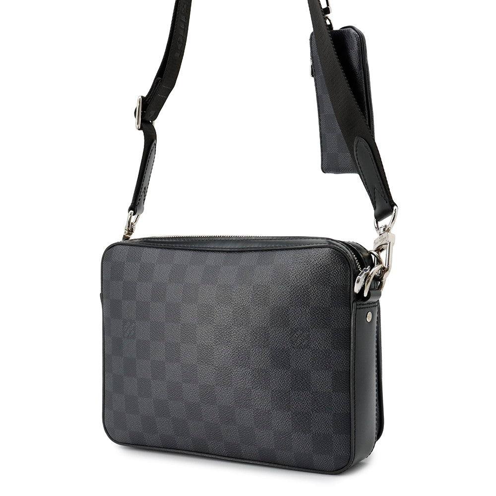 LOUIS VUITTON Trio Messenger Animal NoirN58040 Damier Graphite