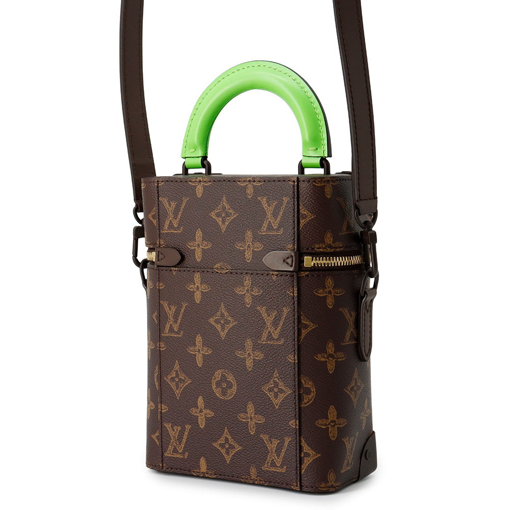 LOUIS VUITTON Vertical Box Trunk GreenM59664 Monogram