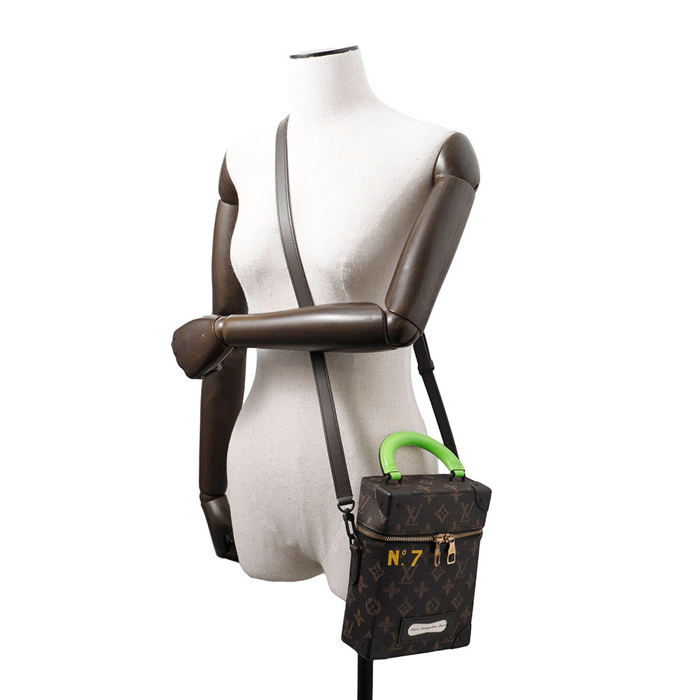 LOUIS VUITTON Vertical Box Trunk GreenM59664 Monogram