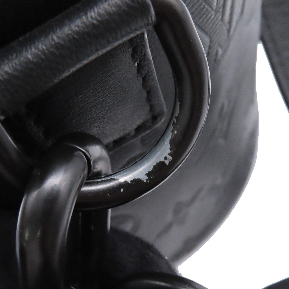 LOUIS VUITTON Chalk Nano Bag NoirM44628 Monogram Shadow