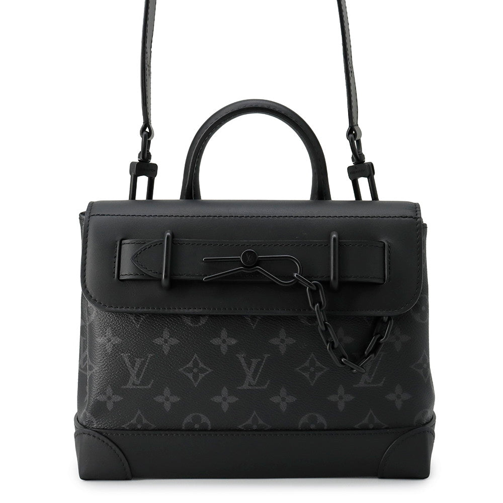 LOUIS VUITTON Steamer NoirM46953 Monogram Eclipse Size PM