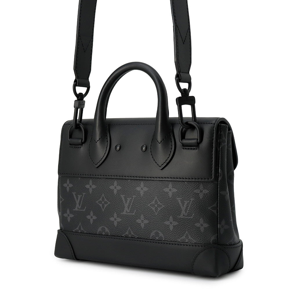 LOUIS VUITTON Steamer NoirM46953 Monogram Eclipse Size PM