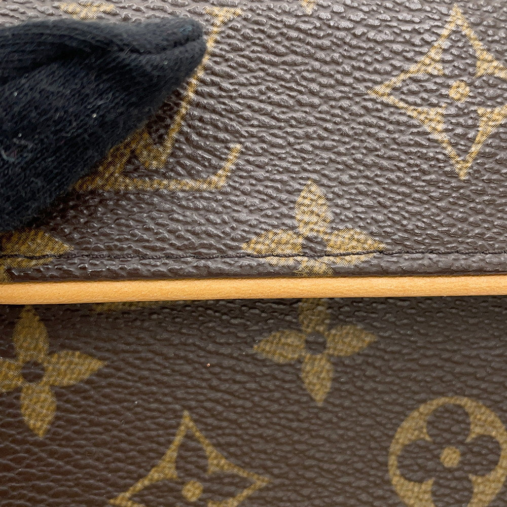 LOUIS VUITTON Pochette Florentine BrownM51855 Monogram Size XS