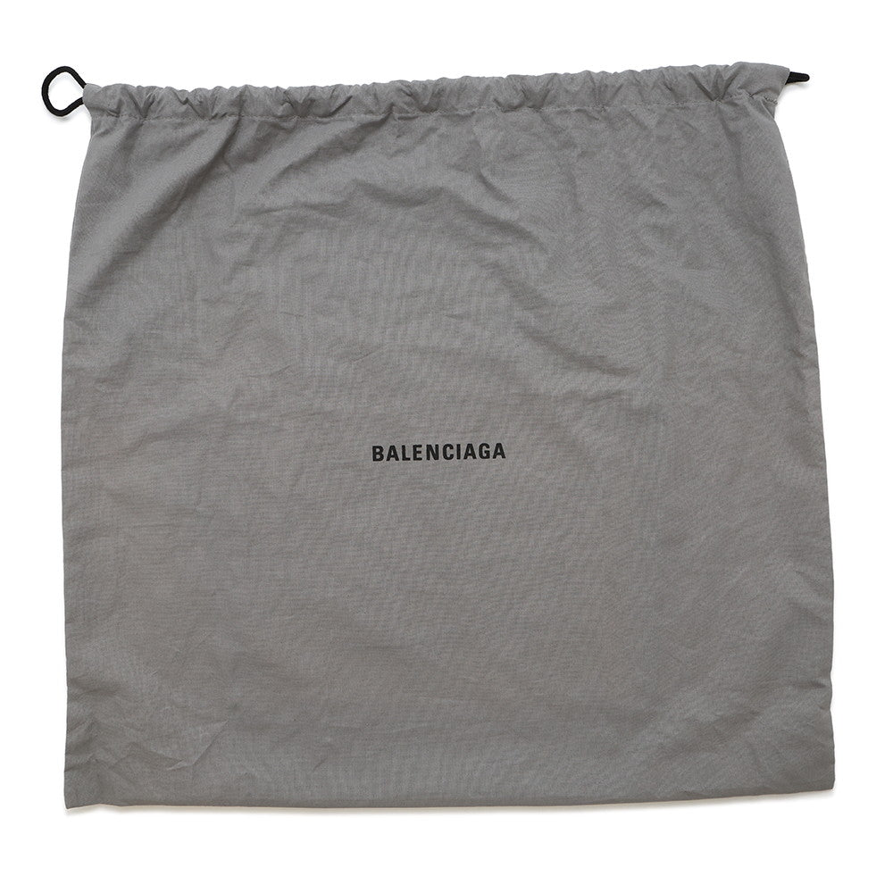 BALENCIAGA Hardware 2WAY Shoulder Bag Natural/Black671402 Canvas Size Small
