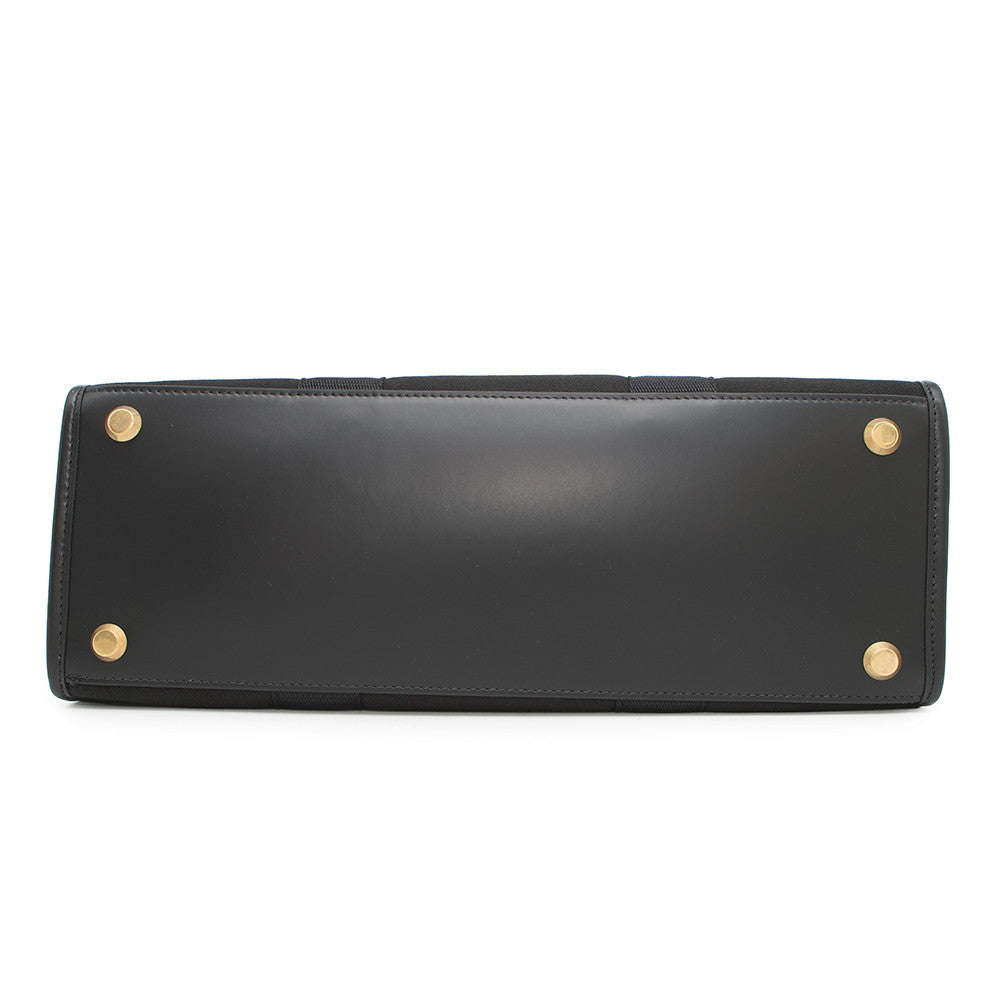 BALENCIAGA Hardware 2WAY Shoulder Bag Black671400 Canvas Leather
