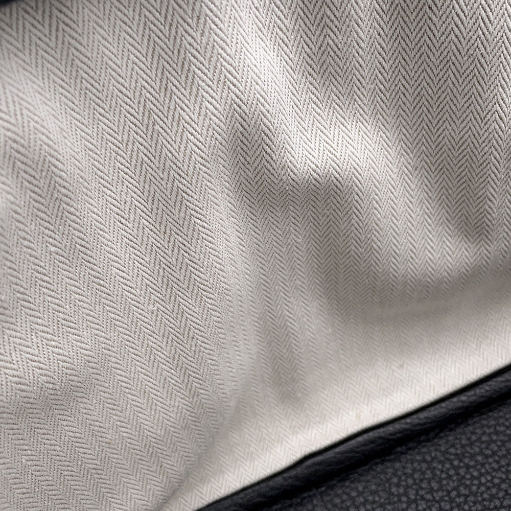 HERMES Garden Party Black Negonda Leather Size TPM