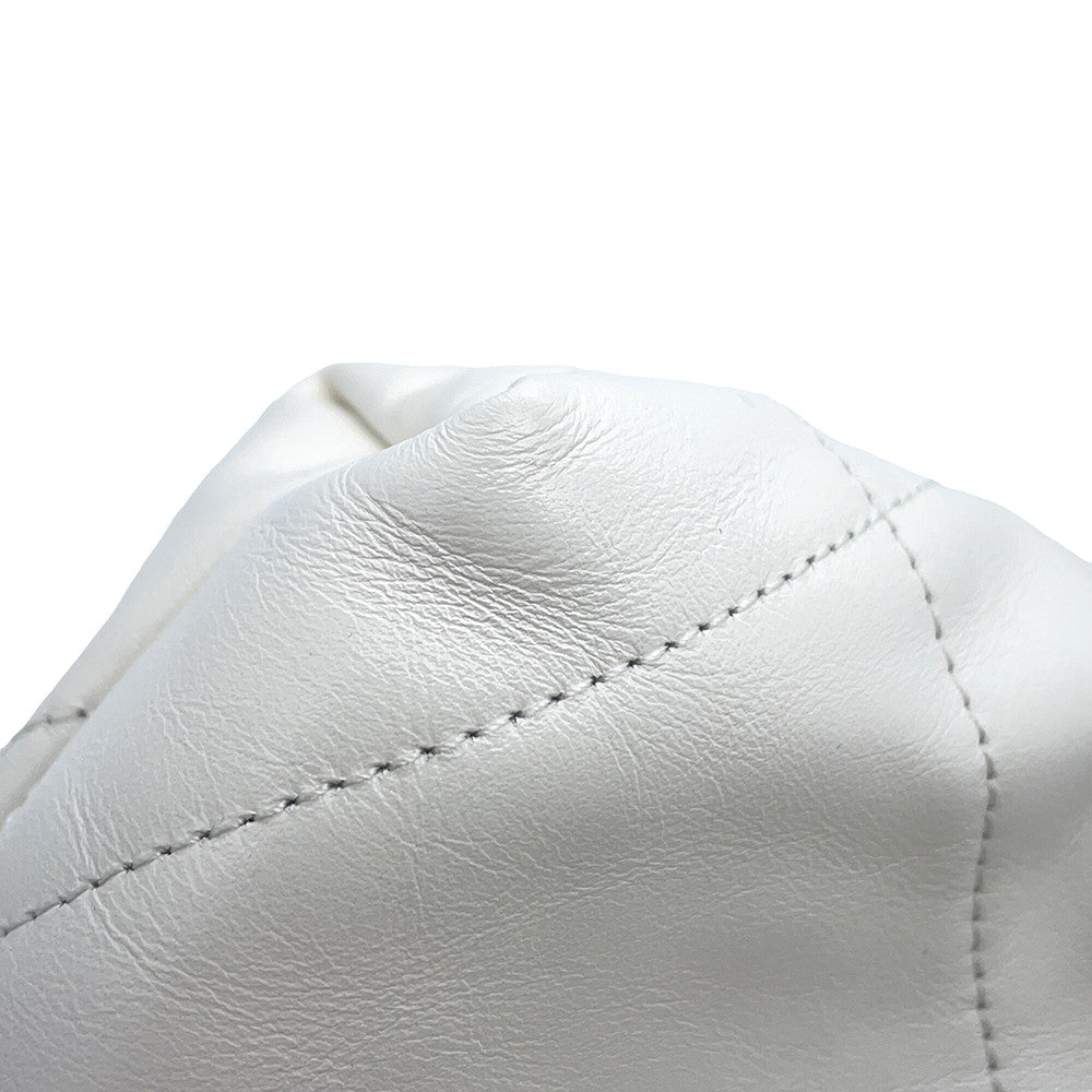 CHANEL CHANEL 22 Mini Shoulder Bag WhiteAS3980 Shiny Calf Leather