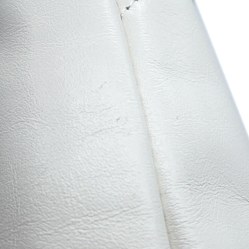 CHANEL CHANEL 22 Mini Shoulder Bag WhiteAS3980 Shiny Calf Leather