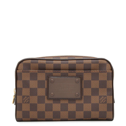 LOUIS VUITTON Bum Bag Brooklyn BrownN41101 Damier Ebene Canvas