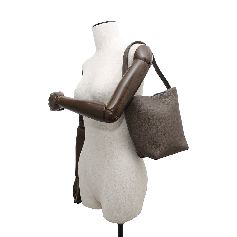 The Row N/S Park Tote Bag BrownW1314 Leather Size Small