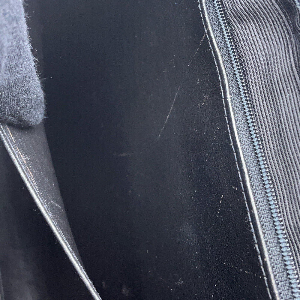 CHANEL Matelasse business bag Black Velvet