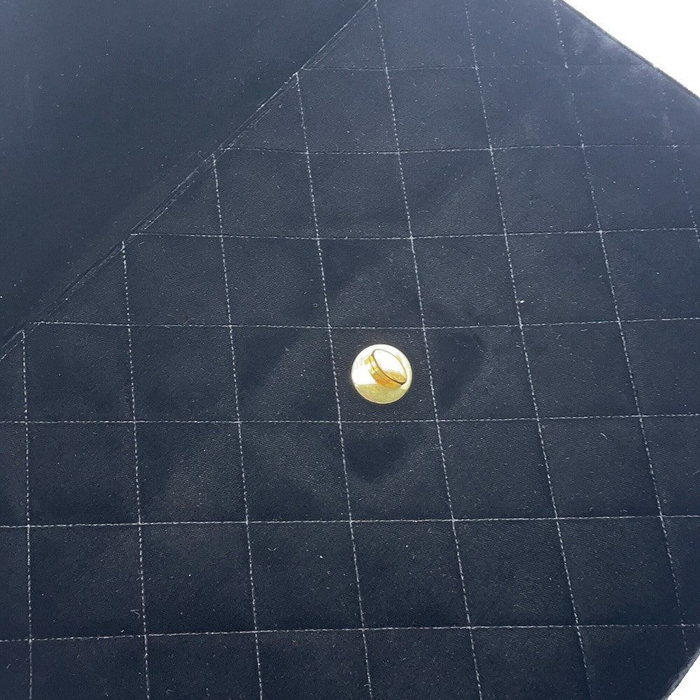 CHANEL Matelasse business bag Black Velvet