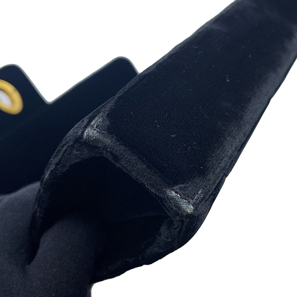 CHANEL Matelasse business bag Black Velvet