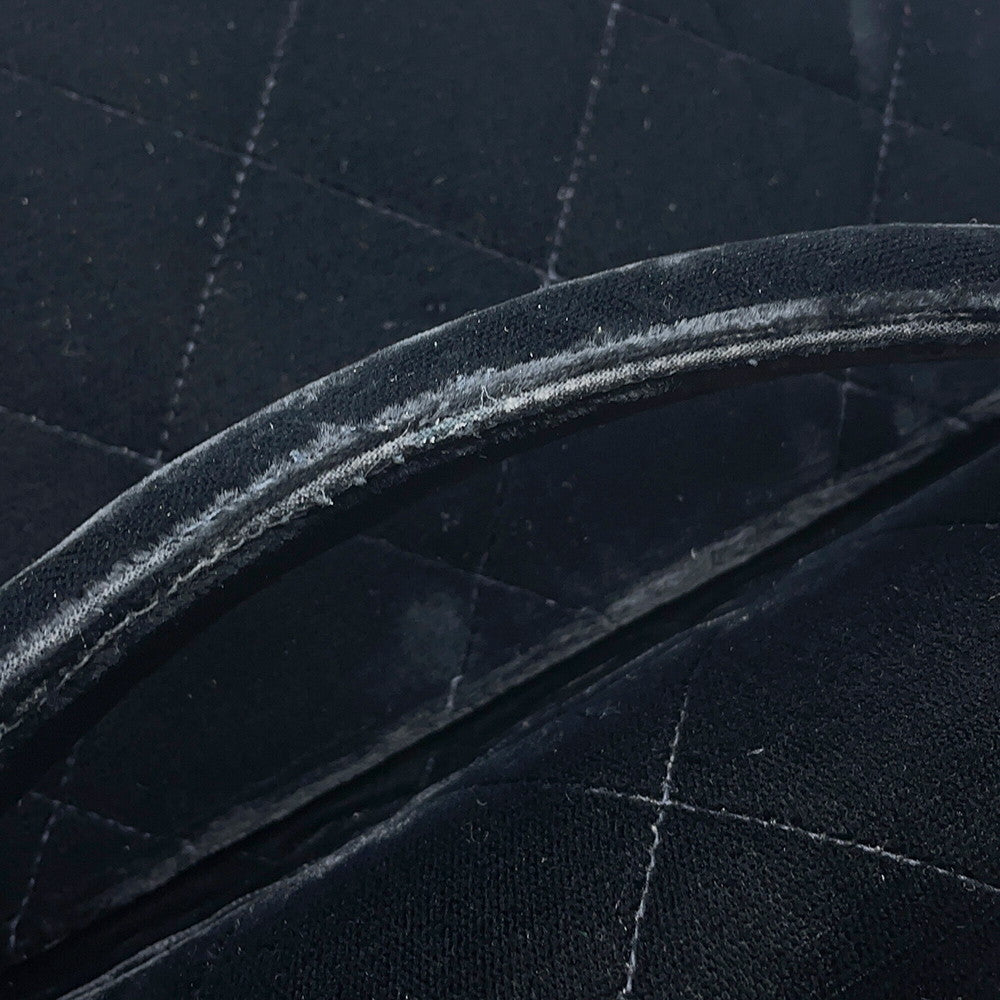 CHANEL Matelasse business bag Black Velvet