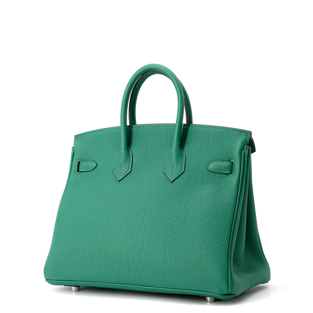 HERMES Birkin Vert Vertigo Togo Leather Size 25