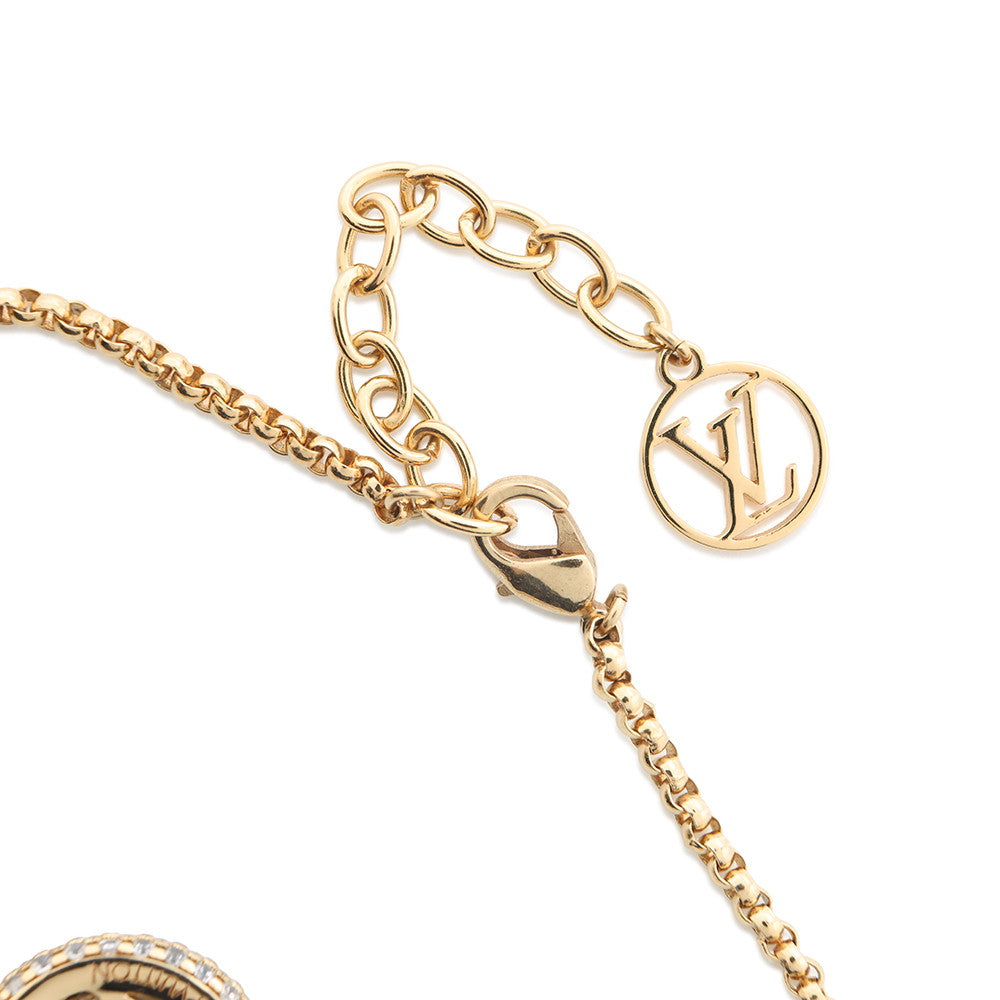 LOUIS VUITTON Bracelet Louise by NightM00758 Metal Rhinestone