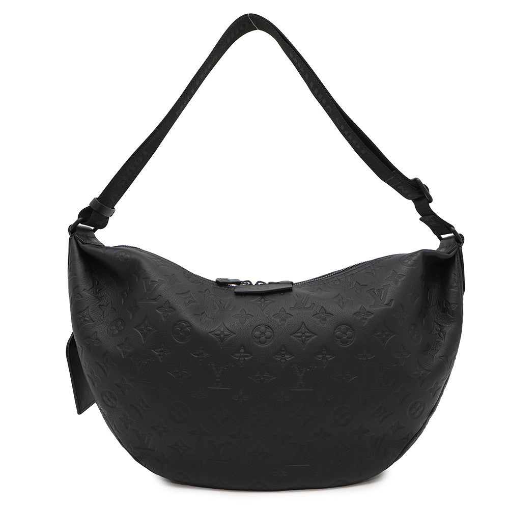 LOUIS VUITTON Hobo Hammock Bag Ultra BlackM12850 Monogram Shadow