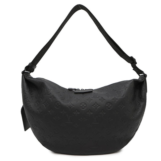LOUIS VUITTON Hobo Hammock Bag Ultra BlackM12850 Monogram Shadow