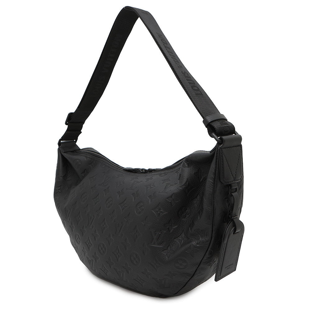 LOUIS VUITTON Hobo Hammock Bag Ultra BlackM12850 Monogram Shadow