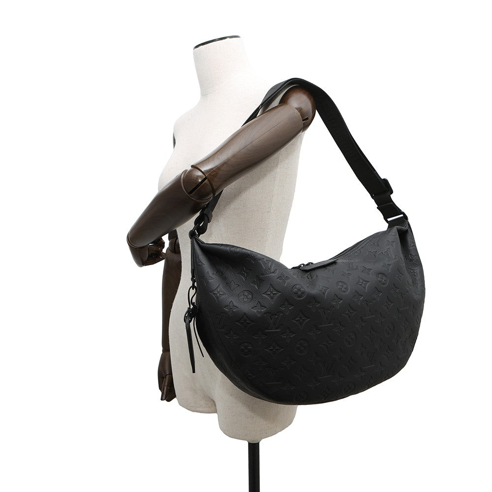 LOUIS VUITTON Hobo Hammock Bag Ultra BlackM12850 Monogram Shadow