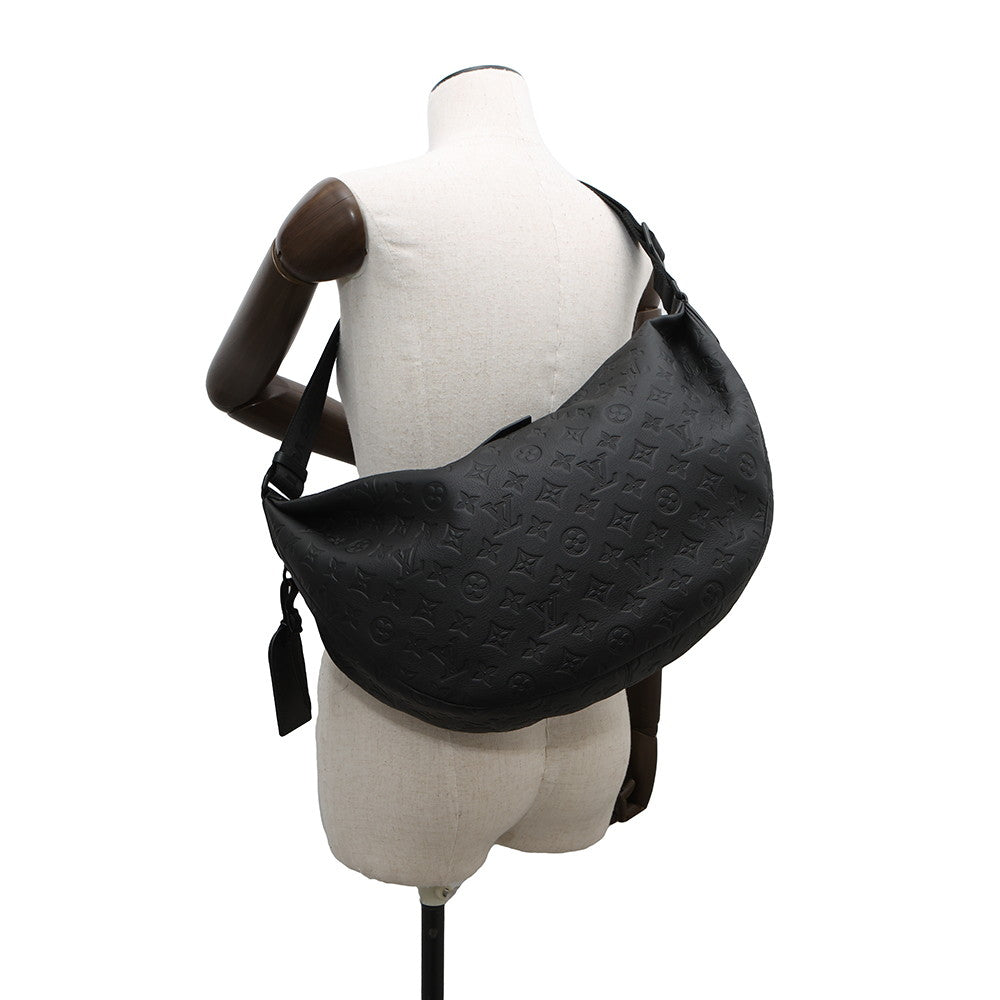 LOUIS VUITTON Hobo Hammock Bag Ultra BlackM12850 Monogram Shadow