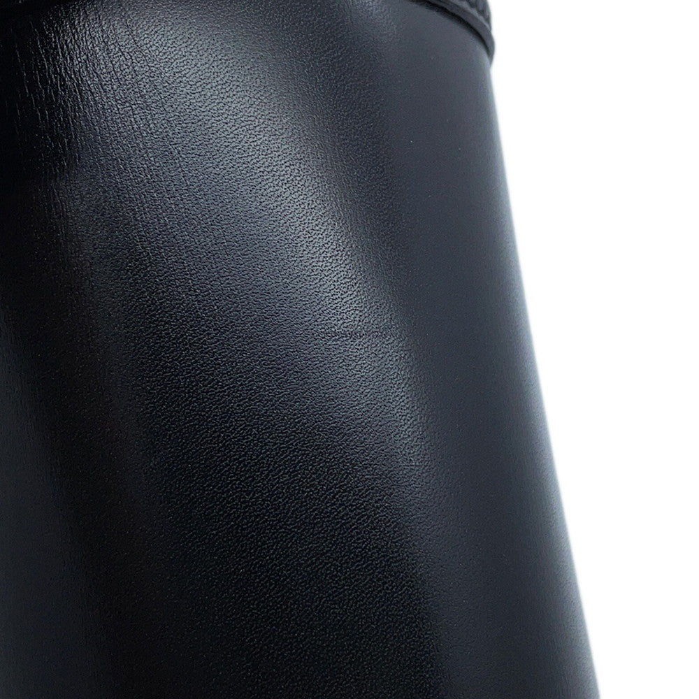 SAINT LAURENT PARIS Solferino Shoulder Bag Black711039 Leather Size Medium