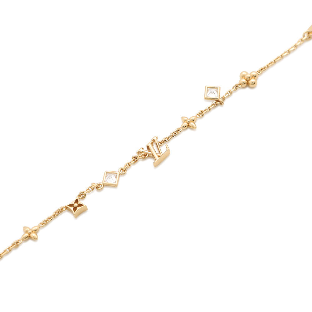 LOUIS VUITTON LV In the Sky BraceletM1040A Metal Rhinestone