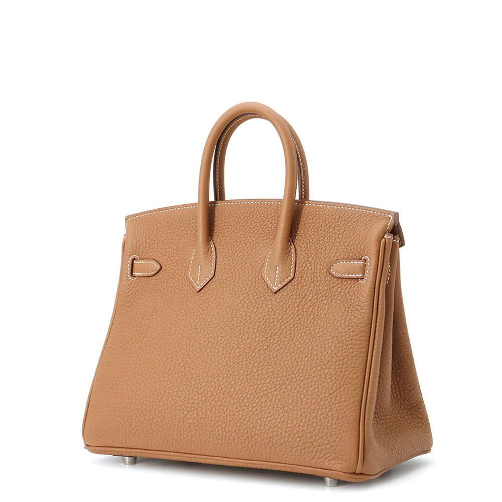 HERMES Birkin Gold Togo Leather Size 25