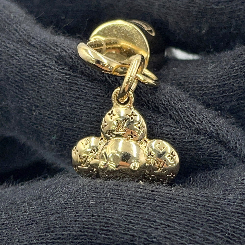 LOUIS VUITTON Bracelet Vivienne Size 19 BrownM6773 Monogram・Canvas Calf Leather