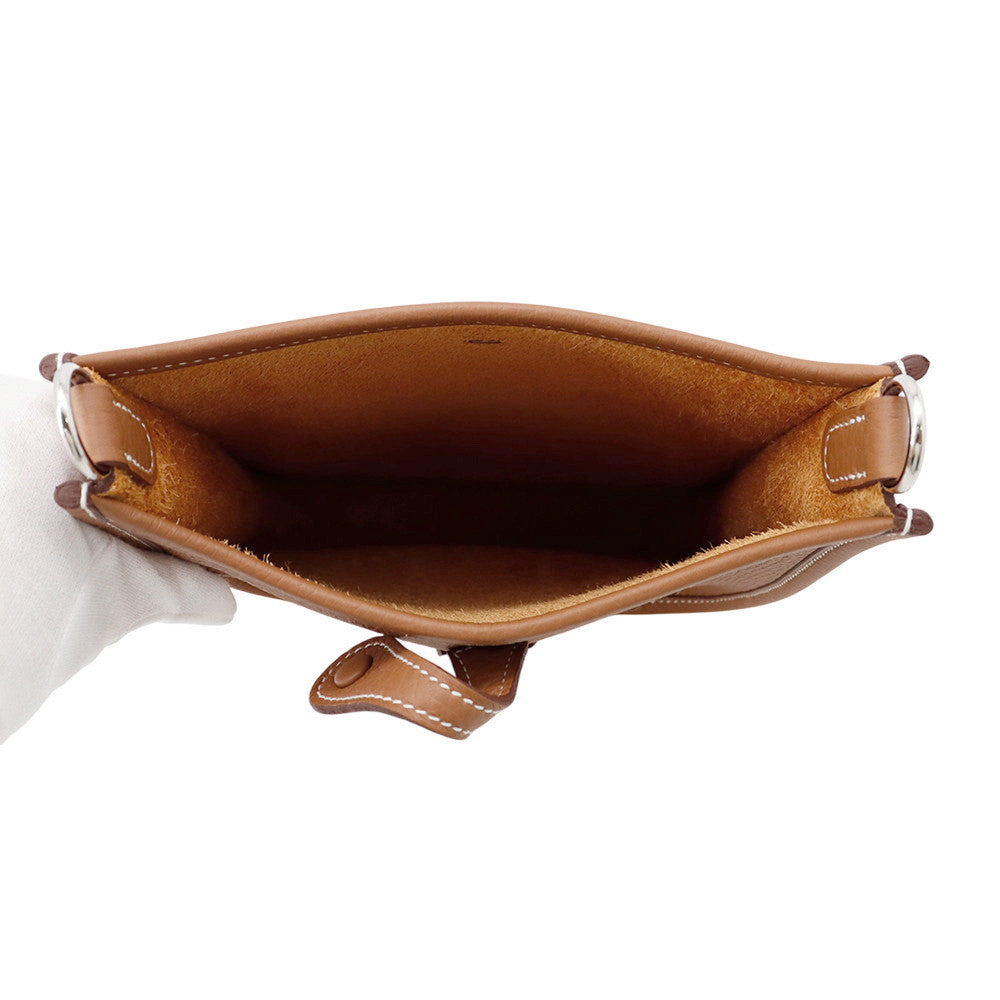 HERMES Evelyne Long Gold Taurillon Clemence Size TPM