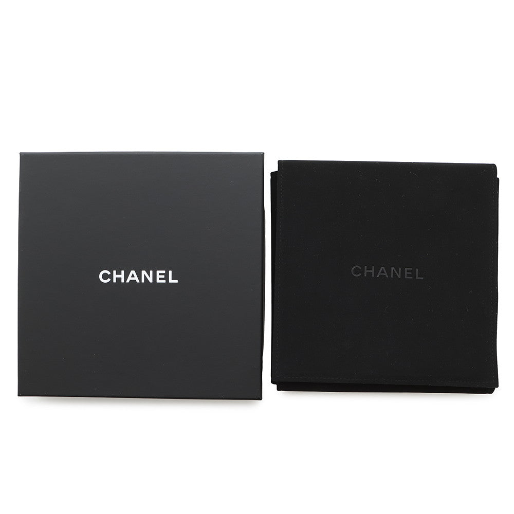 CHANEL CC Logo NecklaceABE912 Gold Plated Rhinestone Faux Pearl