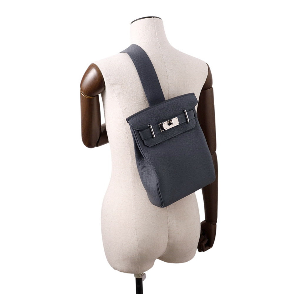 HERMES Akkad Grimist Togo Leather Size PM