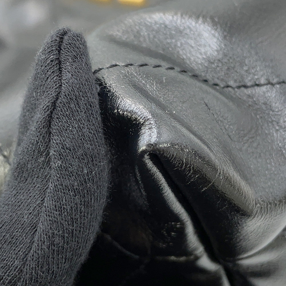 CHANEL CHANEL 22 Backpack BlackAS3859 Shiny Calf Leather Size Small