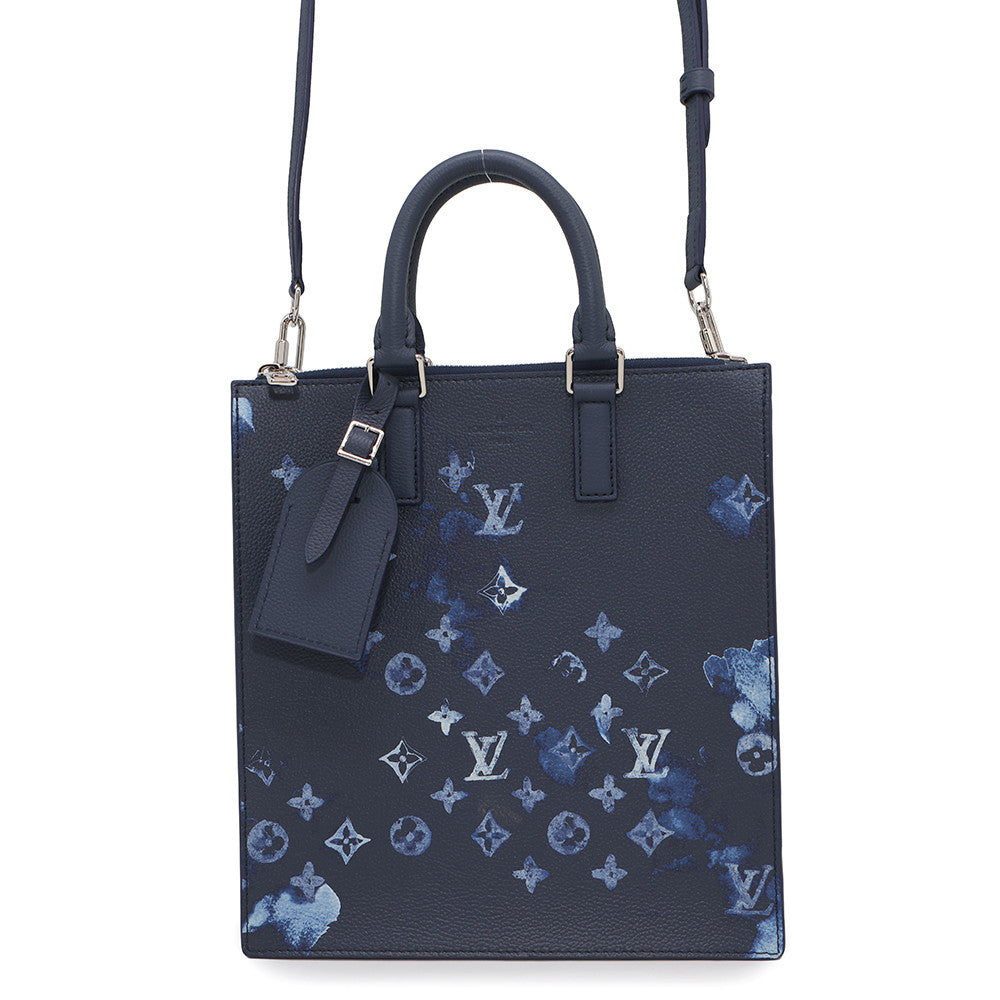 LOUIS VUITTON Sac Plat Messenger NavyM57843 Monogram Watercolor