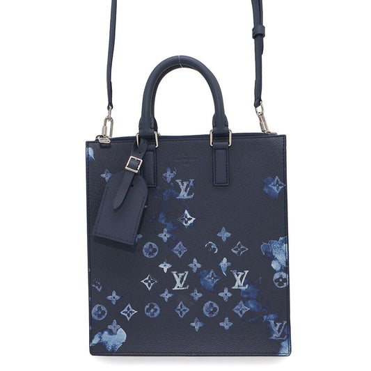 LOUIS VUITTON Sac Plat Messenger NavyM57843 Monogram Watercolor