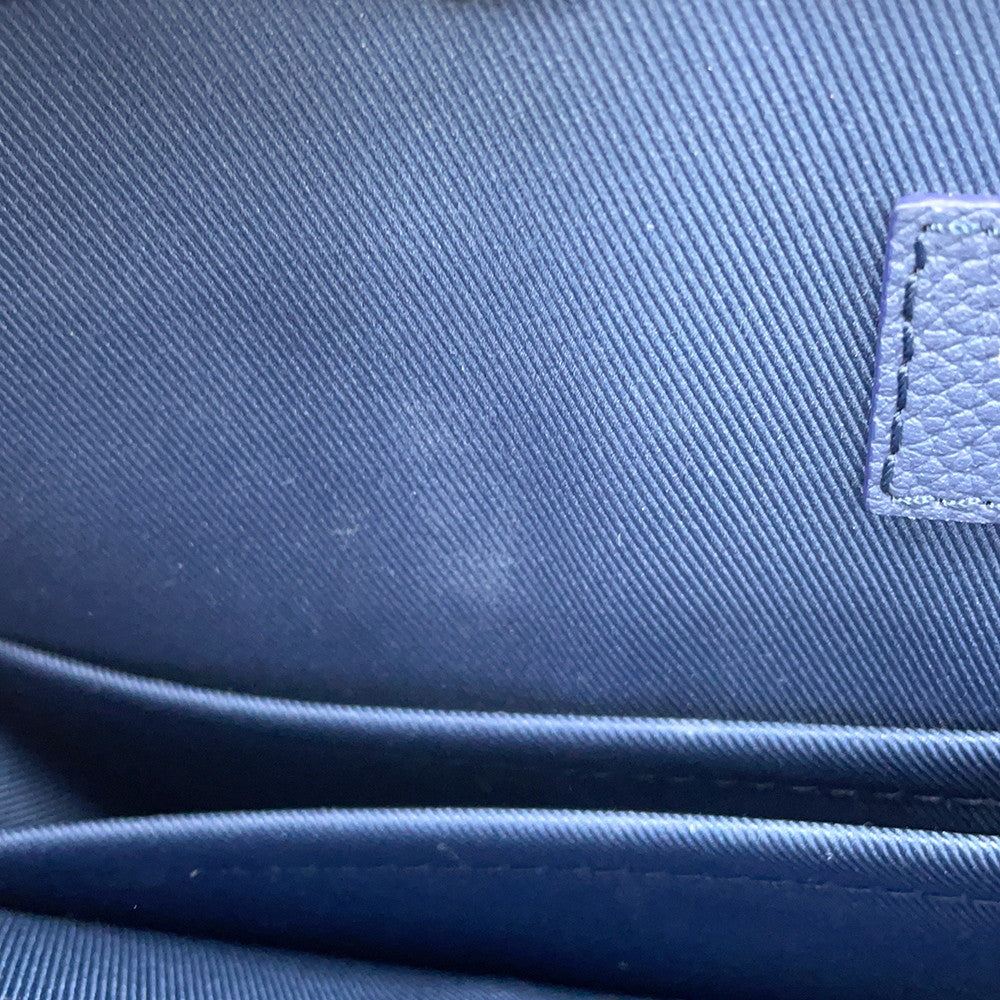 LOUIS VUITTON Sac Plat Messenger NavyM57843 Monogram Watercolor