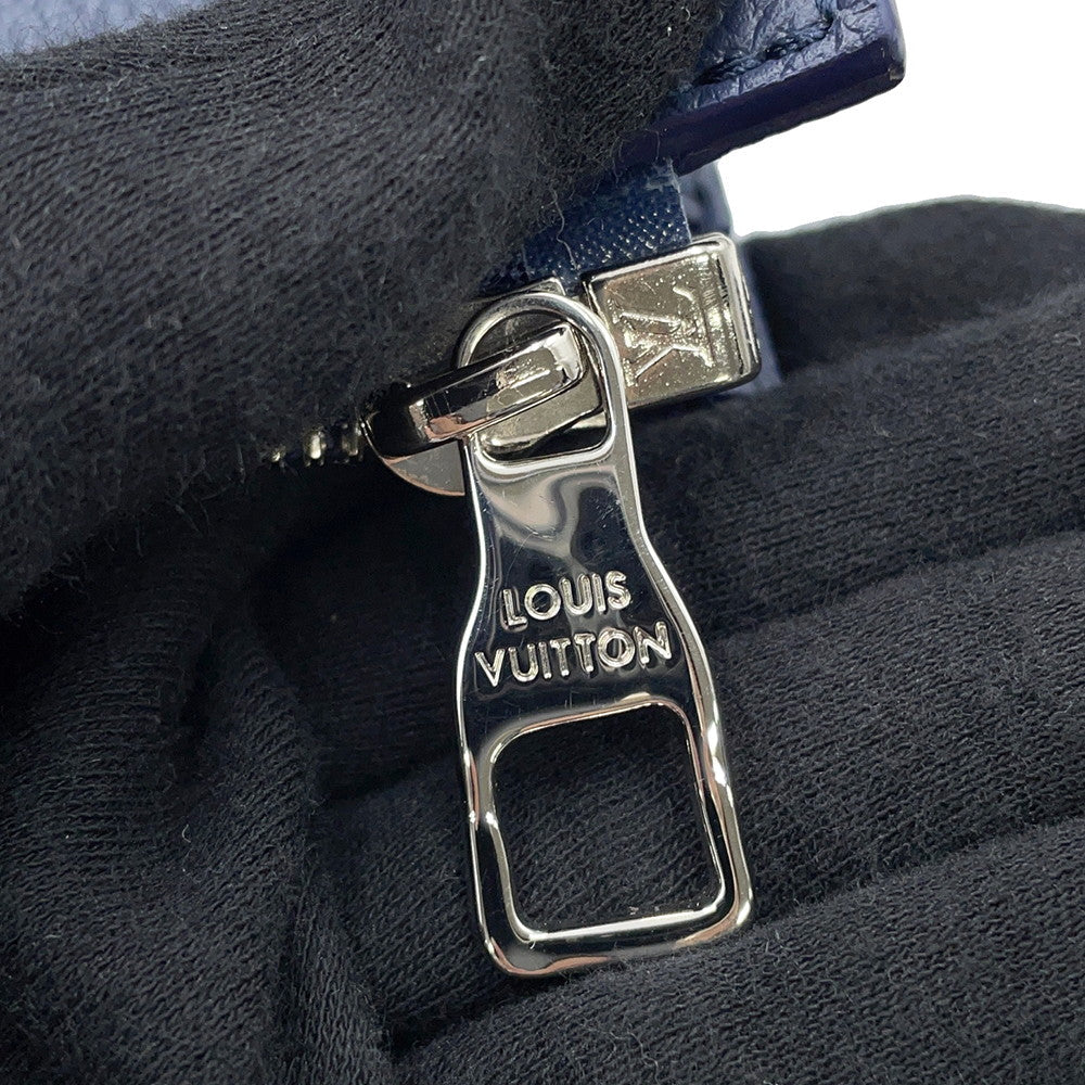 LOUIS VUITTON Sac Plat Messenger NavyM57843 Monogram Watercolor