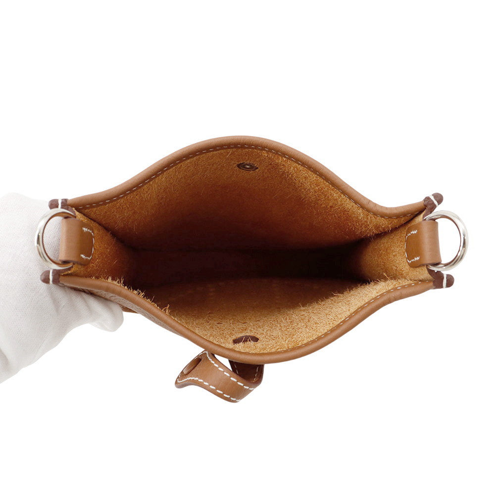 HERMES Evelyne Long Gold Taurillon Clemence Size TPM