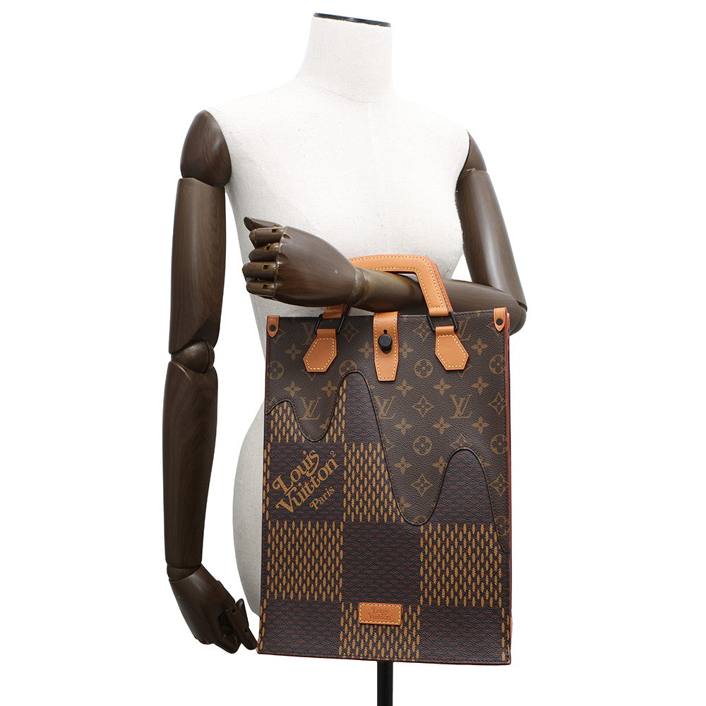 LOUIS VUITTON Mini tote NoirN40355 Damier Ebene Canvas Giant Monogram