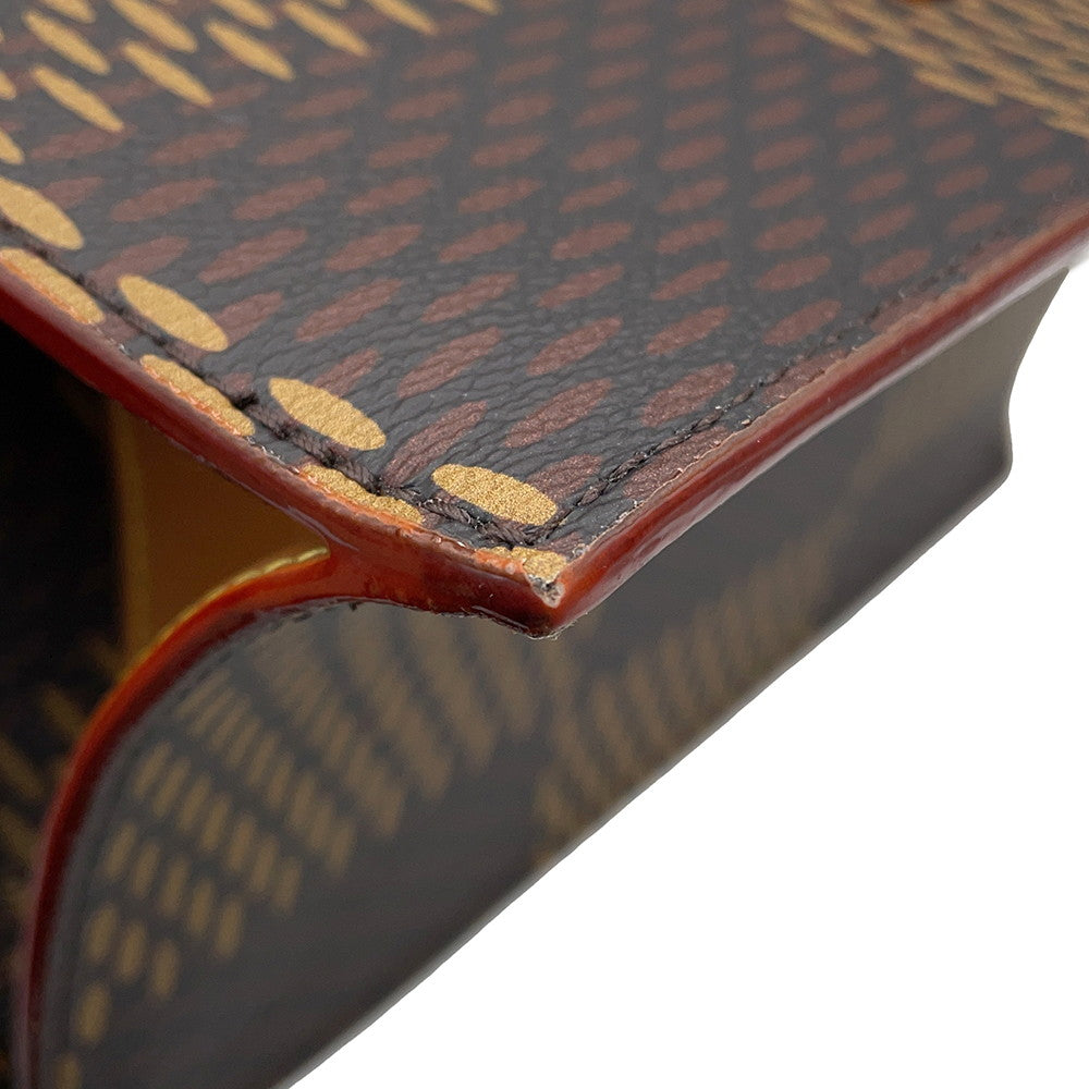 LOUIS VUITTON Mini tote NoirN40355 Damier Ebene Canvas Giant Monogram