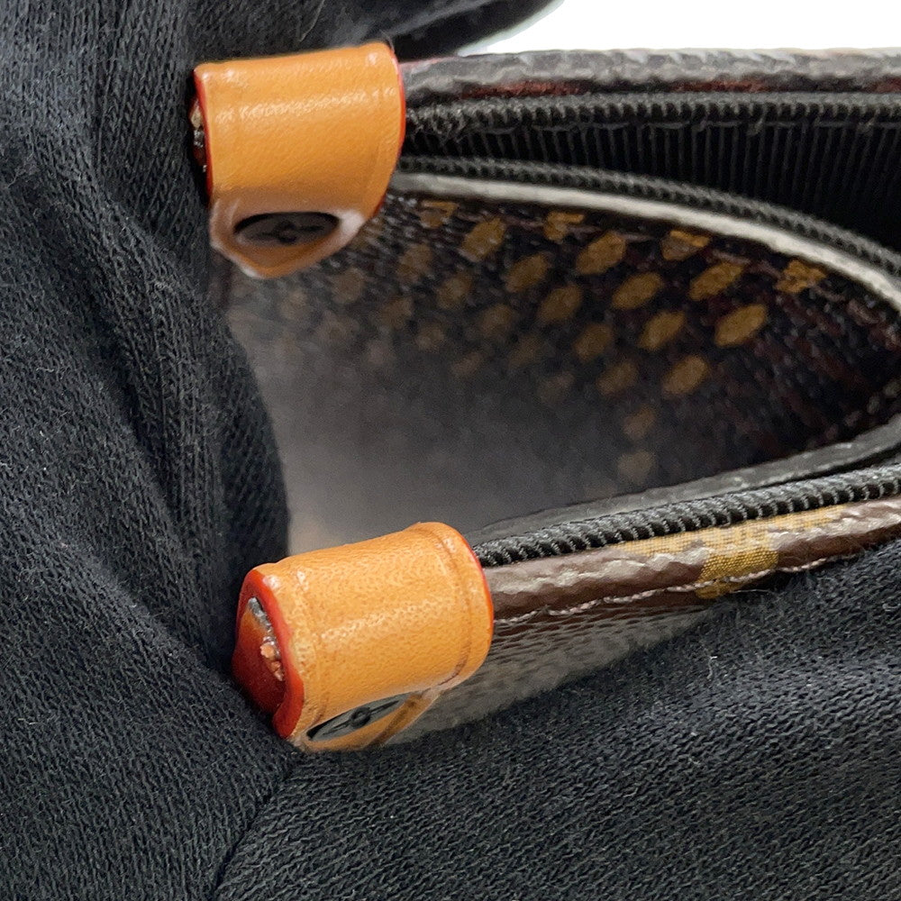 LOUIS VUITTON Mini tote NoirN40355 Damier Ebene Canvas Giant Monogram