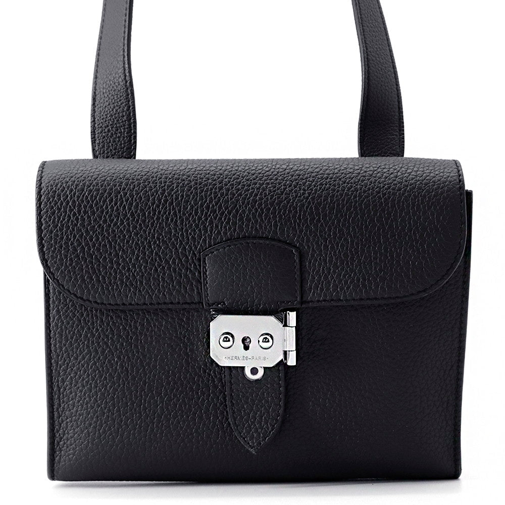 HERMES Sac Adepesh Plomb Togo Leather Size 21