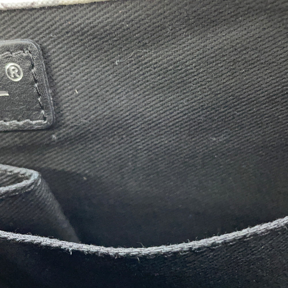 CHANEL Airline ChainShoulder Bag Black/WhiteA31977 Canvas Plastic Size 25