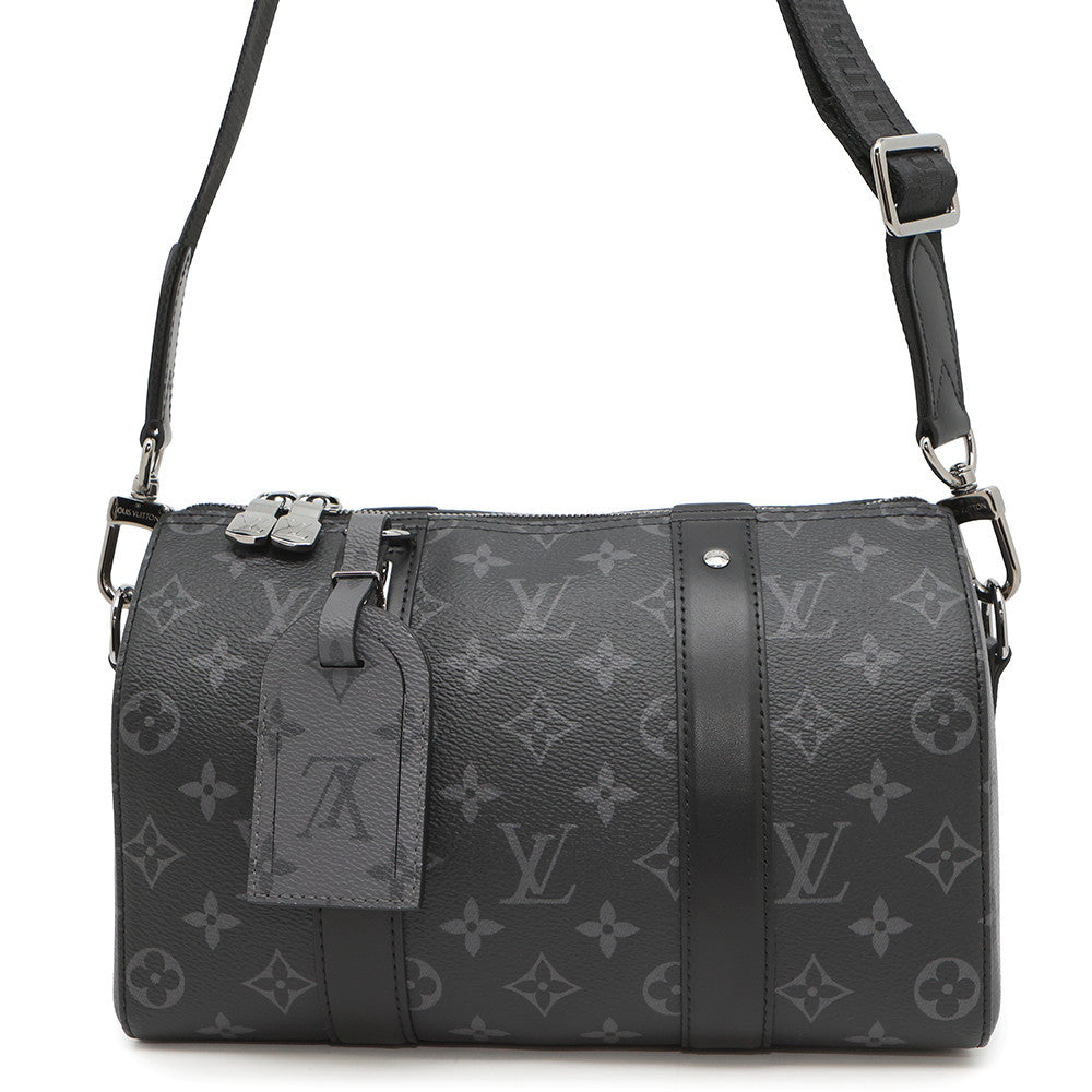 LOUIS VUITTON City・Keepall NoirM45936 Monogram Eclipse Monogram Eclipse Reverse