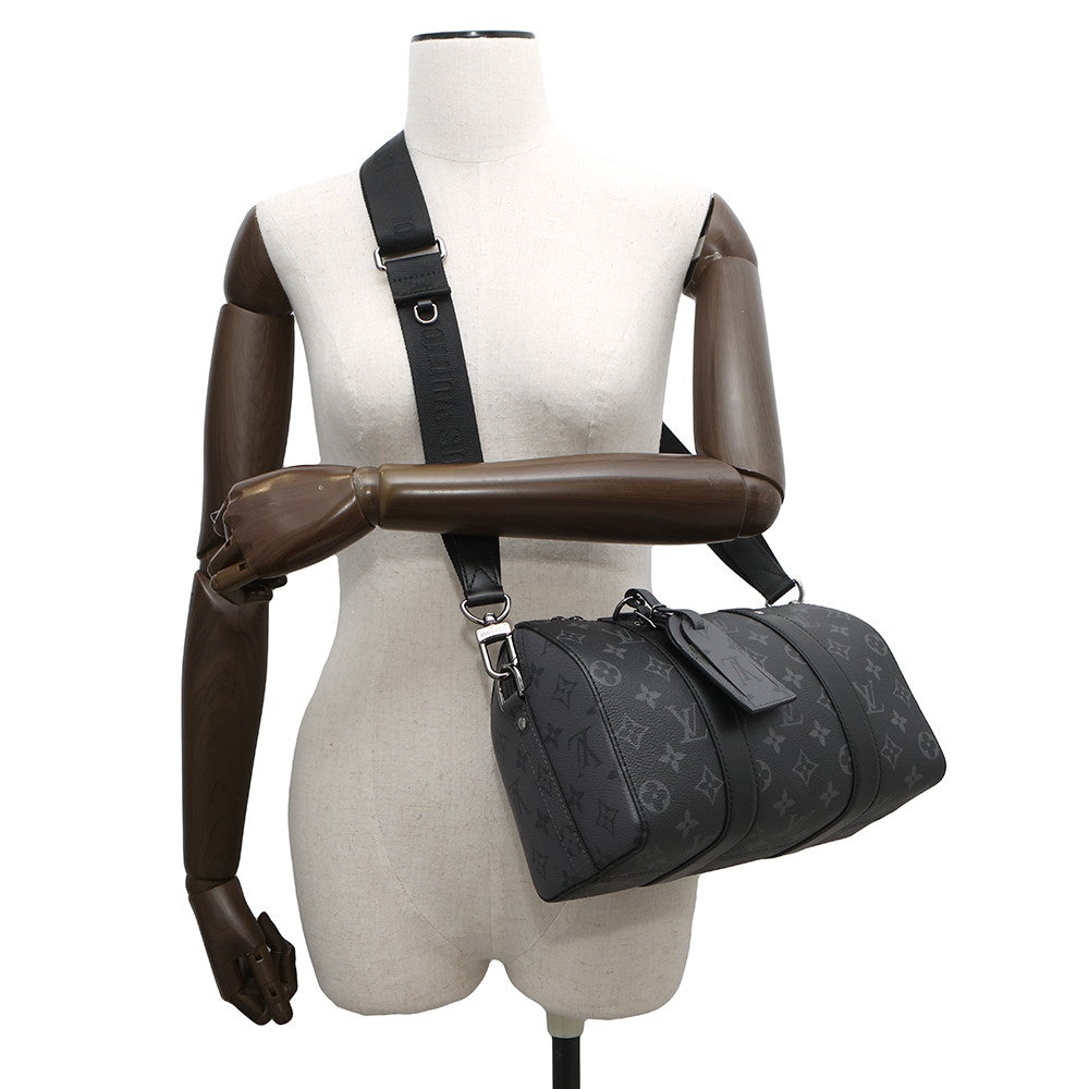 LOUIS VUITTON City・Keepall NoirM45936 Monogram Eclipse Monogram Eclipse Reverse