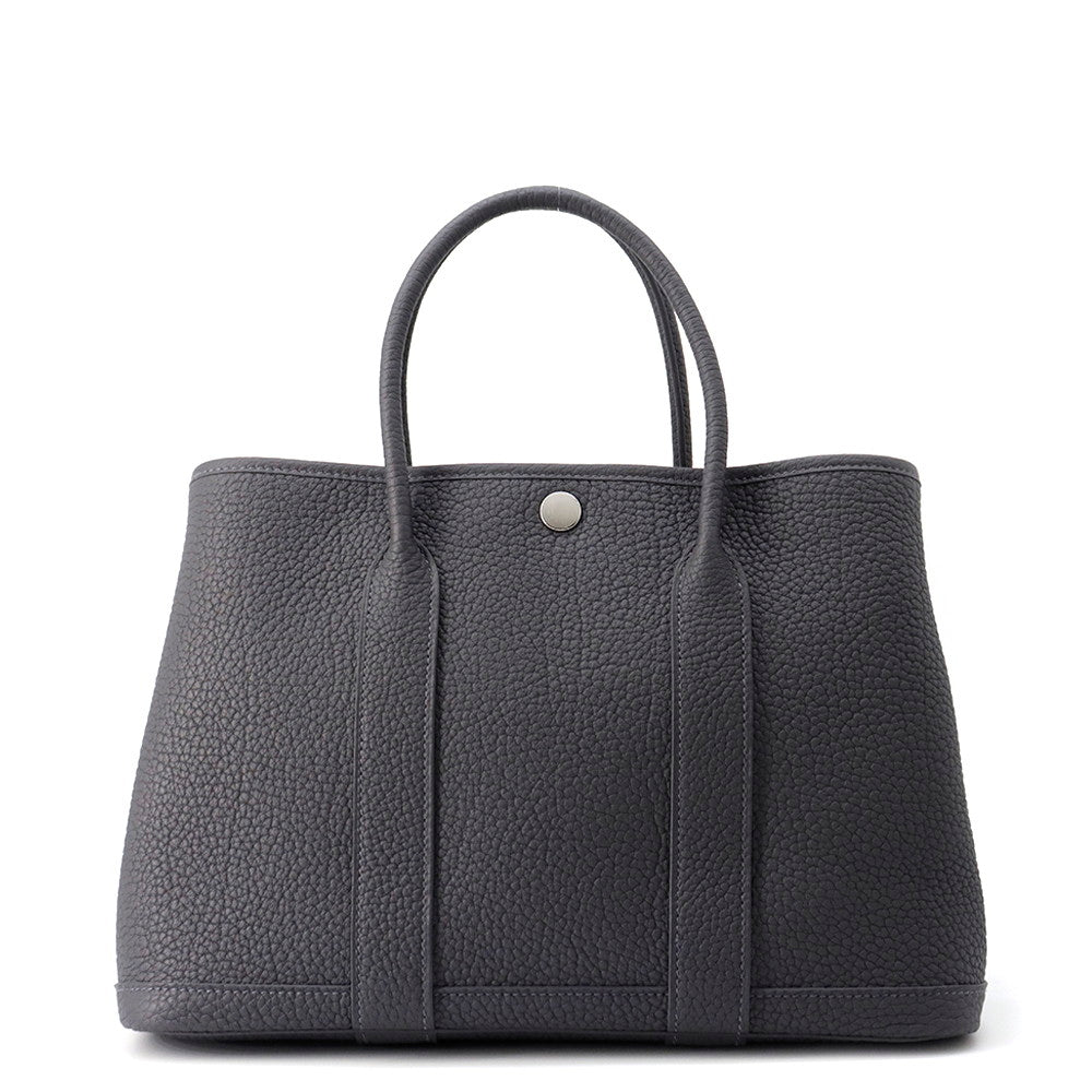 HERMES Garden Party Ardoise Negonda Leather Size TPM