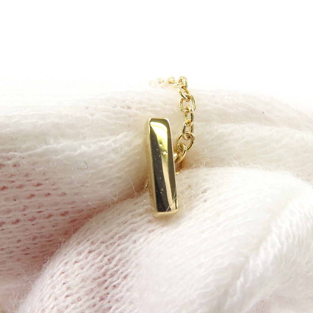 TIFFANY&Co. T TWO Diamond&Black Onyx Circle Pendant 18K Yellow Gold