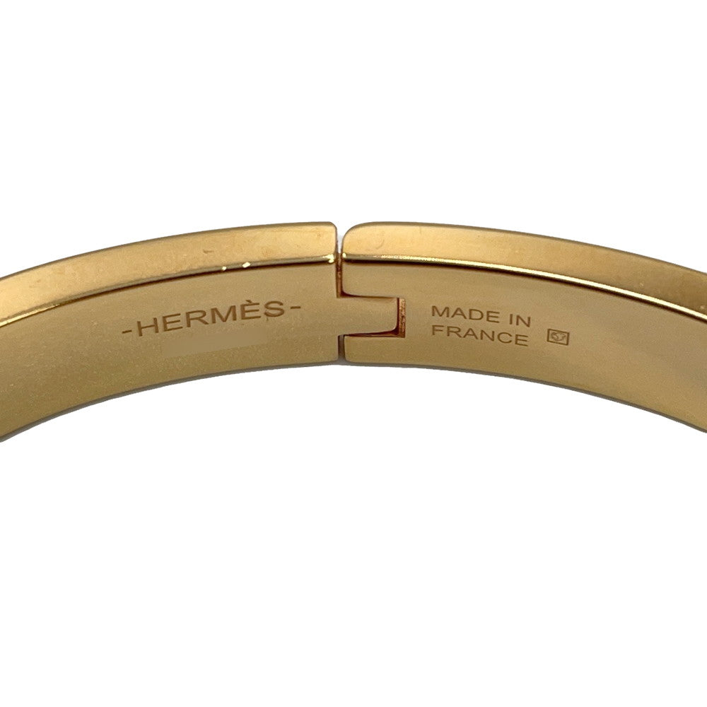 HERMES Mini Clic Chaine d'Ancre Funny Ice Cream Size PM Jasmin Metal Enamel