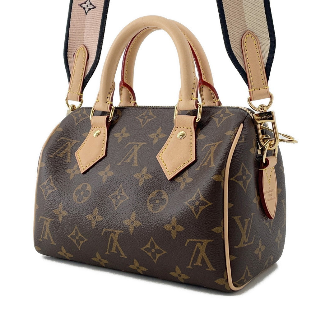 LOUIS VUITTON Speedy Bandouliere Red/BrownM46234 Monogram Size 20